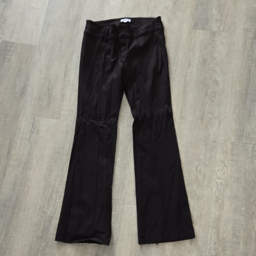 Garage Dark Brown Buttoned Pants